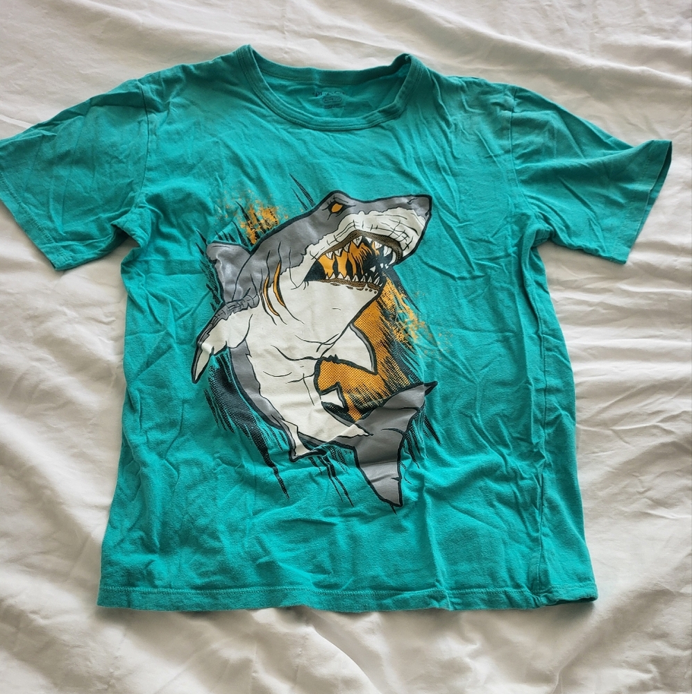 Place Teal Crew Neck Shirt
